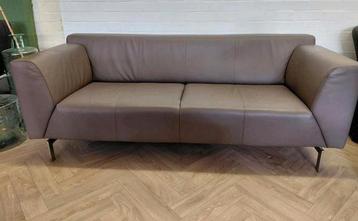 Rolf Benz 318 Linea | 2,5 zits | Taupe leer beschikbaar voor biedingen