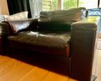 leren love seat, Huis en Inrichting, Fauteuils, Ophalen, Gebruikt, Industrieel, Leer