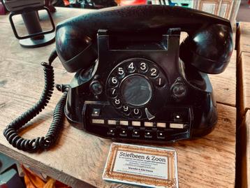 Oude telefoon, Atea, PTT, bakeliet, STIEFBEEN EN ZOON beschikbaar voor biedingen
