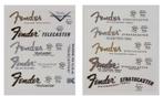 Setje Telecaster of Stratocaster restauratiedecals, Ophalen of Verzenden, Nieuw, Elektrische gitaar