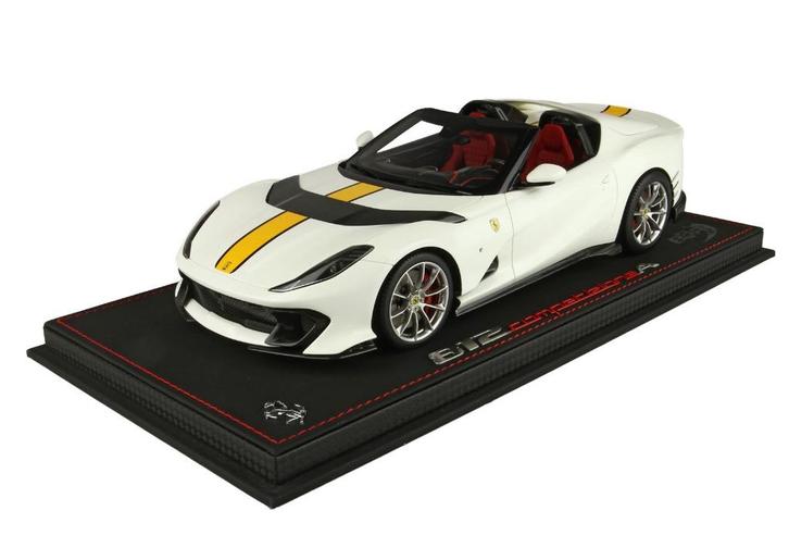 BLACK FRIDAY ! Ferrari 812 Competizione A white BBR 1:18 C4F, Hobby en Vrije tijd, Modelauto's | 1:18, Nieuw, Overige merken, Ophalen of Verzenden