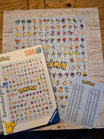 Pokemon Puzzel - 500 Stukjes beschikbaar voor biedingen