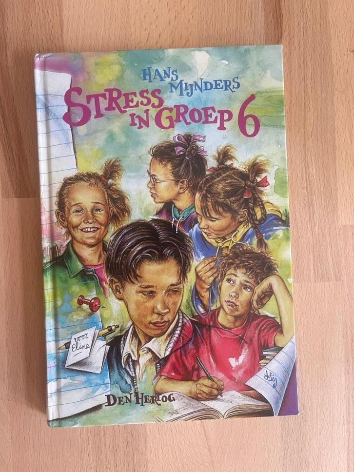 Stress in groep 6 Hans Mijnders - kinderboek - Christelijk, Boeken, Kinderboeken | Jeugd | 10 tot 12 jaar, Zo goed als nieuw, Fictie