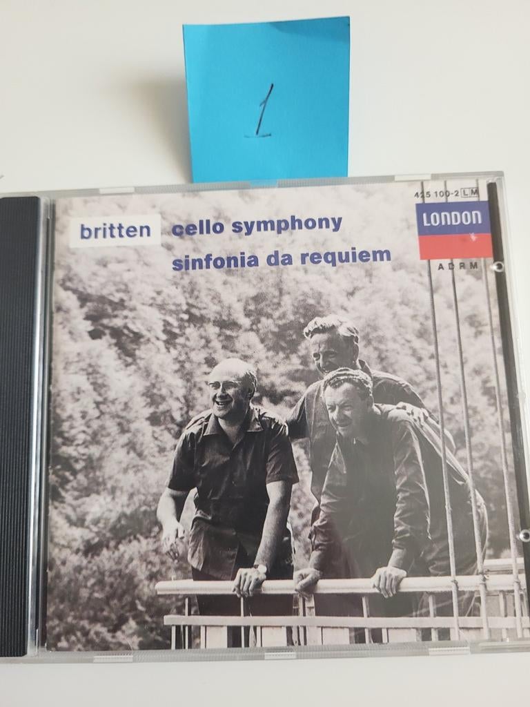 Britten - Cello Symphony / Sinfonia da Requiem - CD, Ophalen of Verzenden, Modernisme tot heden, Zo goed als nieuw, Orkest of Ballet