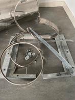 Dubbelwandig rvs helex rookkanaal met mechanische ventilator, Ophalen, Gebruikt, Vrijstaande haard, Overige soorten