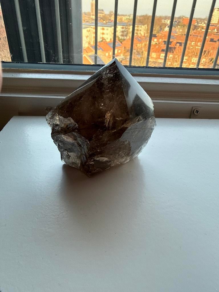 Rookkwarts Mineraal (Punt), Verzamelen, Mineralen en Fossielen, Ophalen, Mineraal