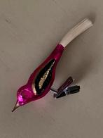 Vintage oude kerst vogel op knijper clip on kerstbal, Diversen, Kerst, Verzenden, Zo goed als nieuw