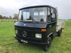 Mercedes-Benz L408g 1975, Auto's, Bestelauto's, Zwart, Mercedes-Benz, Parkeercamera, Handgeschakeld