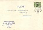 Fijnhouthandel H.H. Schutte, Enschede - 11.1940 - plikart, Postzegels en Munten, Brieven en Enveloppen | Nederland, Ophalen of Verzenden