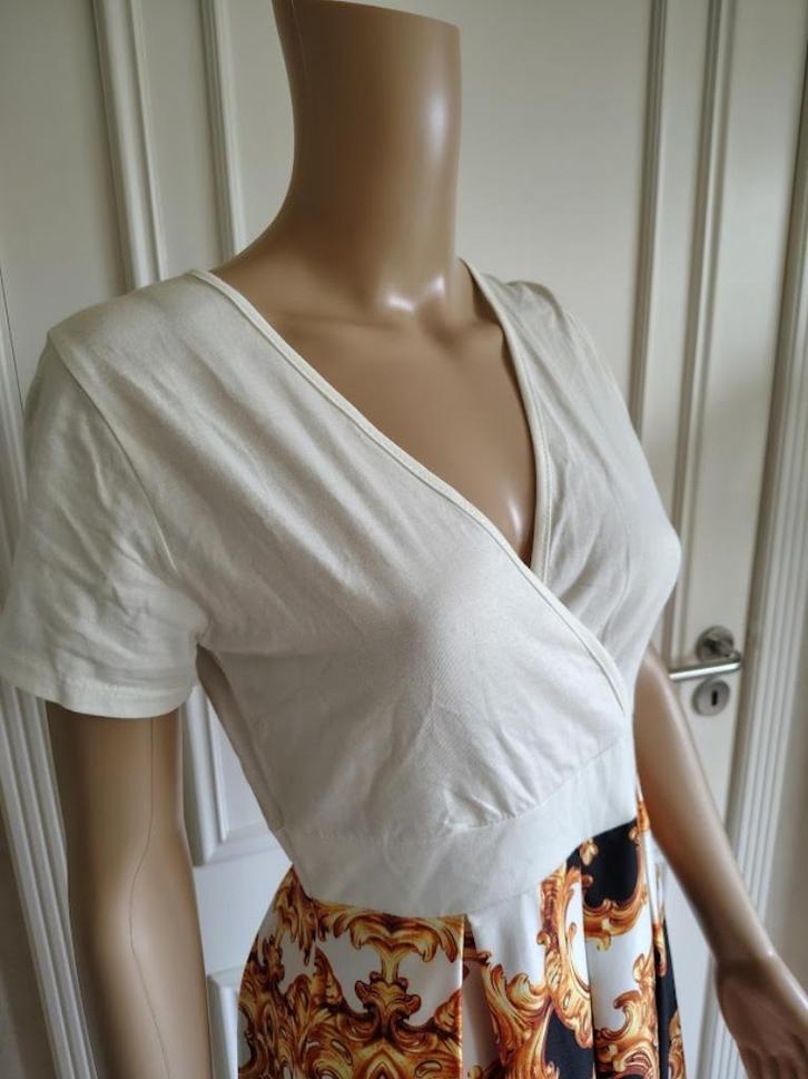 Lang vintage kleed, Kleding | Dames, Jurken, Zo goed als nieuw, Maat 38/40 (M), Overige kleuren, Onder de knie, Verzenden