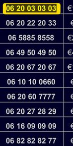 Mooie nummers, Ophalen of Verzenden, Gebruikt, Overige providers