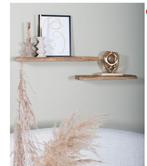 Wandplank Mango hout, Ophalen, Zo goed als nieuw