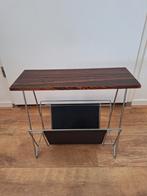 Vintage lectuurbak / krantentafel, Ophalen of Verzenden, Gebruikt, Rond, Minder dan 55 cm