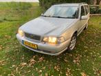 Volvo V70 2.4 170PK 2000 Grijs, Voorwielaandrijving, Zwart, Leder en Stof, Stationwagon