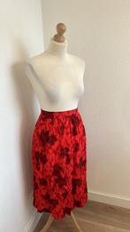 King Louie maat 40 NIEUW Layla midi rok rood 848, Maat 38/40 (M), Nieuw, Ophalen of Verzenden, King Louie