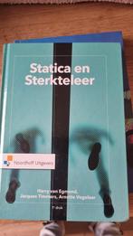 NIEUW Harry van Egmond - Statica en sterkteleer, Nieuw, Nederlands, Ophalen of Verzenden, Harry van Egmond; Arnette Vogelaar; Jacques Timmers