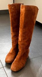 Verhulst lange laars cognac mt.4 (37) Wijdte H, Hoge laarzen, Bruin, Verhulst, Ophalen of Verzenden
