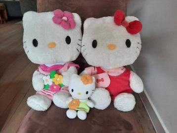 Hello Kitty knuffels, 3 stuks beschikbaar voor biedingen