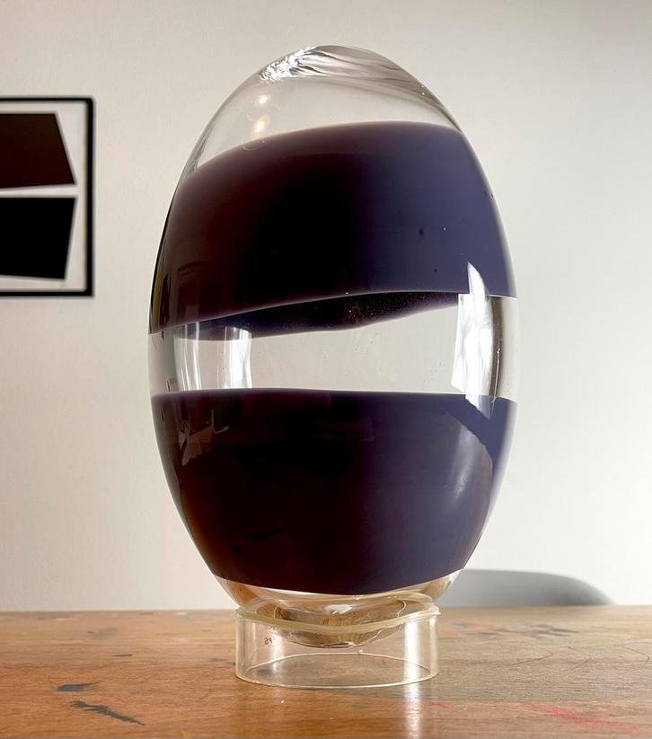 Vintage Ikea glazen sculptuur Björn Rönnqvist Zweden glas, Antiek en Kunst, Kunst | Designobjecten, Ophalen of Verzenden