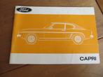 Instructieboek Ford Capri 1972, 1.3 t/m 3.0 V6, Ophalen of Verzenden