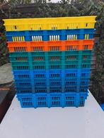 9 stapelbare kratten in verschillende kleuren, Doe-het-zelf en Verbouw, Ophalen, 40 tot 60 cm, 50 tot 75 cm, Minder dan 35 cm