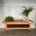 Oude houten toonbank, dressoir, vintage werkbank, keuken, Ophalen