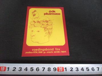 sticker strip Voedingsbond FNV óók Pluimvee  DY272  beschikbaar voor biedingen