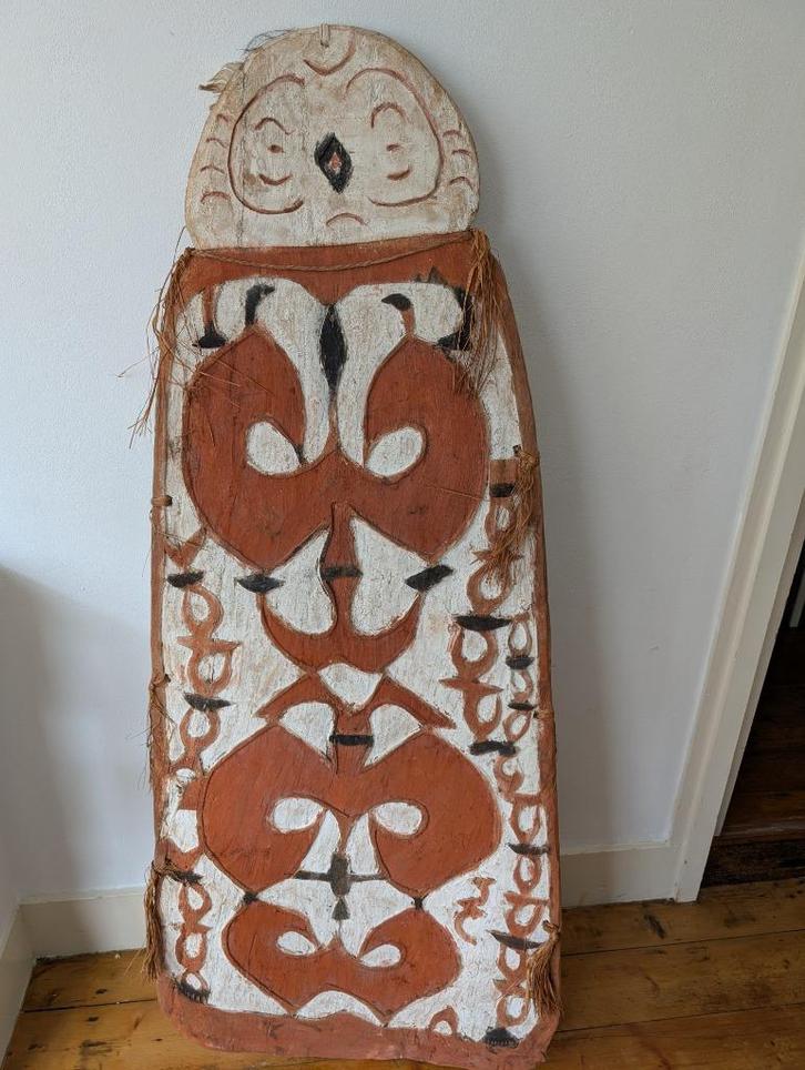Schild uit Papua Nieuw Guinea, Antiek en Kunst, Kunst | Niet-Westerse kunst, Ophalen