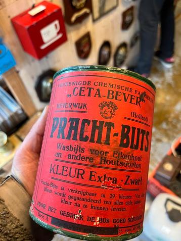 Vintage Ceta-Bever Pracht-Bijts Zwart beschikbaar voor biedingen