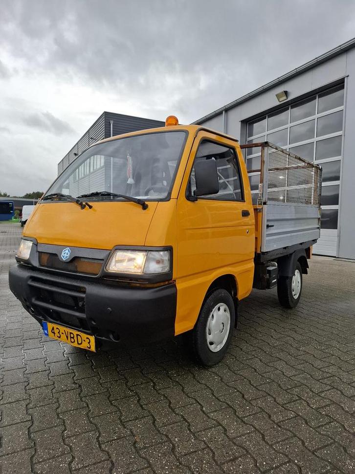 Piaggio Porter 1.3 Kipper 2006 kipper, Auto's, Bestelauto's, Bedrijf, Piaggio, Benzine, Handgeschakeld, Origineel Nederlands, Grijs