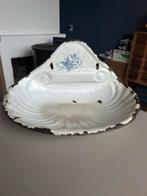 Antiek Emaille Wandfonteintje met Bloemen, Antiek en Kunst, Antiek | Emaille, Ophalen