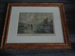 Kader 46 x 36 cm met passepartout reprod Germann Grobe, Ophalen, Minder dan 50 cm, Zo goed als nieuw, Minder dan 50 cm