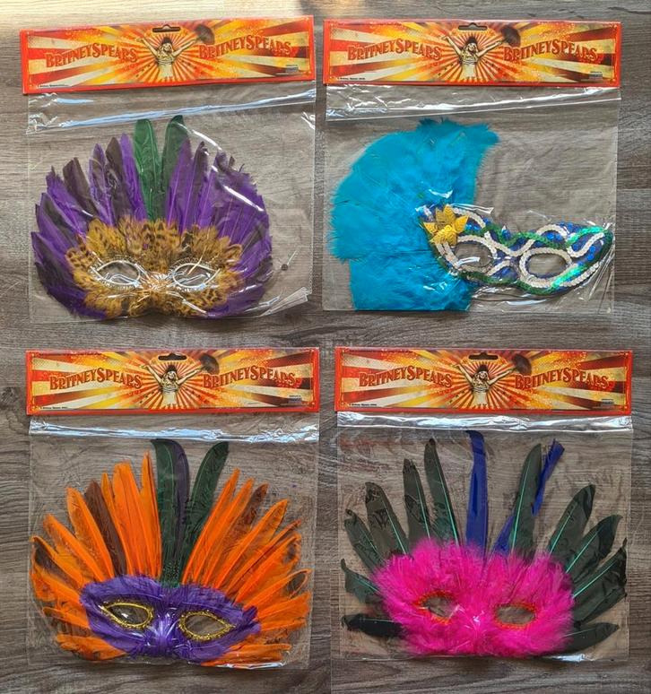 Britney Spears Circus Tour Maskers - Nieuw!, Verzamelen, Muziek, Artiesten en Beroemdheden, Nieuw, Ophalen of Verzenden