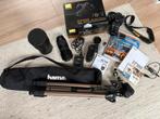 Nikon D7100 camera-complete set met statief, flitser en lens, Ophalen of Verzenden, Zo goed als nieuw, Nikon, 8 keer of meer