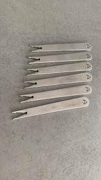 Design auerhan cocktailprikkers rvs 11 cm, Ophalen of Verzenden, Zo goed als nieuw, Rvs of Chroom