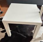 Twee witte ikea bijzettafeltjes, Ophalen of Verzenden, Zo goed als nieuw