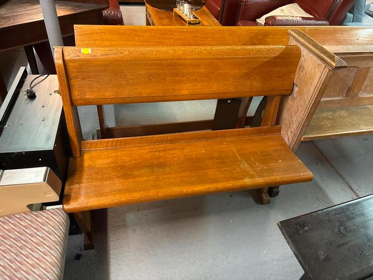 2 Authentieke Kerkbankjes, Antiek en Kunst, Antiek | Meubels | Stoelen en Banken, Ophalen