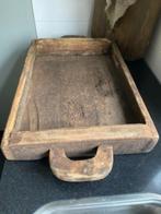 Houten dienblad ( robuust ), Huis en Inrichting, Woonaccessoires | Dienbladen, Ophalen, Rechthoekig, Hout