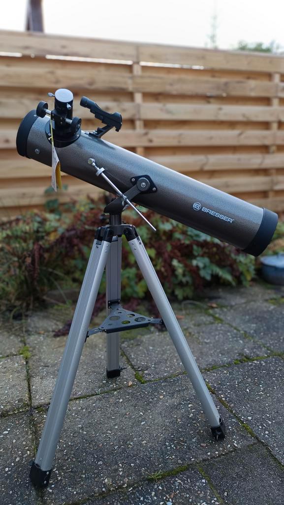 Bresser Telescoop - Klaar voor de sterren!, Audio, Tv en Foto, Optische apparatuur | Telescopen, Zo goed als nieuw, Lenzentelescoop (refractor)