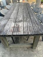 Steigerhouten tuintafel 320 x 95 cm, Ophalen, Gebruikt, Rechthoekig, Hout