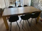 Mooie acacia eettafel, Huis en Inrichting, Tafels | Eettafels, Ophalen, Gebruikt, 50 tot 100 cm, Vijf personen of meer