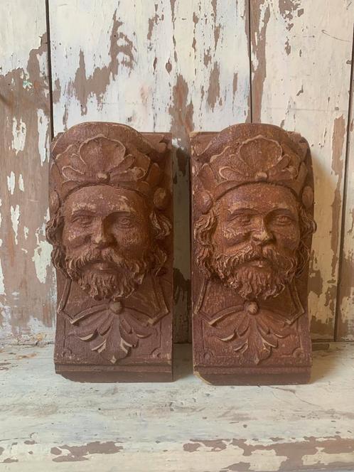 Set oude gres ornamenten, Antiek en Kunst, Antiek | Overige Antiek, Ophalen of Verzenden