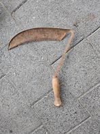 Oude handzeis met houten handvat, Ophalen of Verzenden