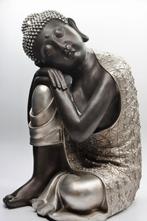 Prachtige slapende Boeddha zwart/zilver 35 cm (NIEUW)), Ophalen, Nieuw