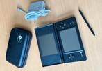 Nintendo DSi- zwart- met oplader en case, Spelcomputers en Games, Spelcomputers | Nintendo DS, Ophalen of Verzenden, Gebruikt