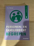 E.J. Nicolai - Personen- en Familierecht begrepen, Ophalen of Verzenden, Zo goed als nieuw, E.J. Nicolai