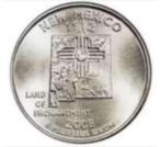 Amerika - Quarter Dollar 2008 - New Mexico, Verzenden, Noord-Amerika, Losse munt