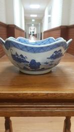 Chinese Blue & White Square Salad Bowls, Antiek en Kunst, Ophalen of Verzenden