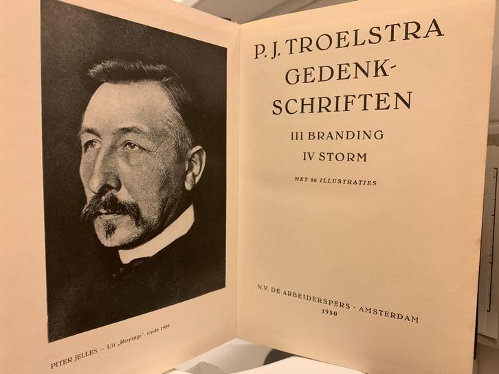 Boek: Piter Jelles Troelstra, Boeken, Literatuur, Gelezen, Nederland, Ophalen