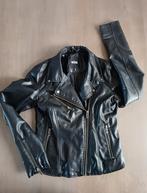 Stoer zwart nep leren jasje maat 158-164, Kinderen en Baby's, Kinderkleding | Maat 158, Gebruikt, Europe Kids, Meisje, Ophalen of Verzenden